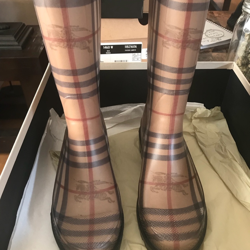 Burberry Rain Boots - Picture 4 of 6